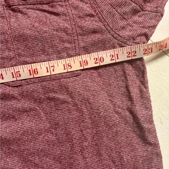 Duluth Trading Men’s Long Sleeve Relaxed Fit Muted Red Button Up Shirt Medium - Picture 3 of 5